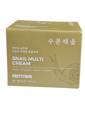 Snail Multi Cream Toner-Emulsion & Serum Asian-Korean Effect 100ml By PRETTYSKIN